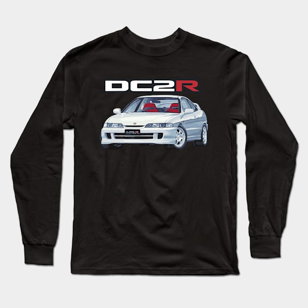 INTEGRA Championship White type r DC2R Long Sleeve T-Shirt by cowtown_cowboy